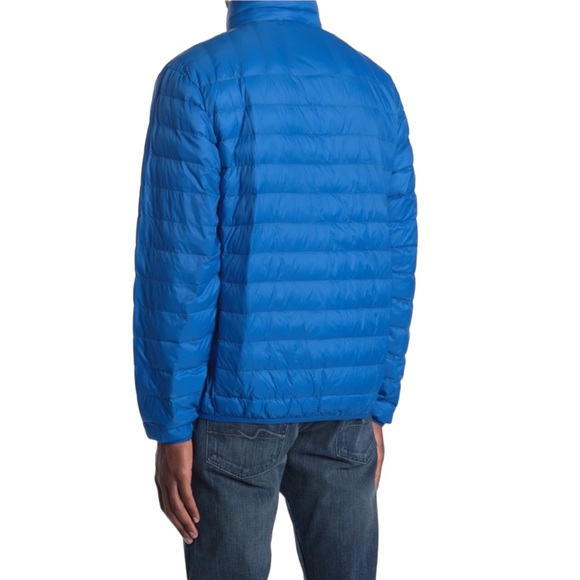 HAWKE & CO. Down Blend Lightweight Packable Quilt PufferJacket, Victoria Blue - Picture 2 of 4